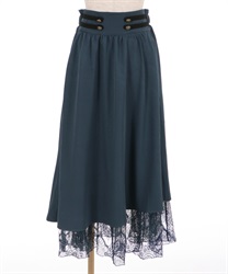 High waist skirt(Blue-Free)