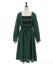 Paltyon Lace Dress(Dark green-F)