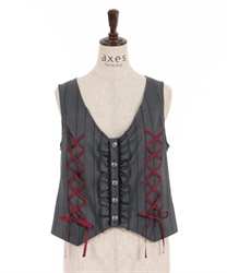 Lace -up vest(Chachol-F)