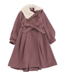Long napoleon style coat(Purple-Free)