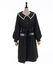 Sailor design coat(Black-Free)