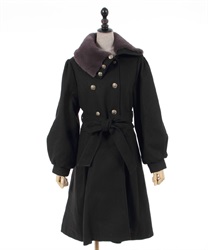 Ashimenapoleon long coat(Black-F)