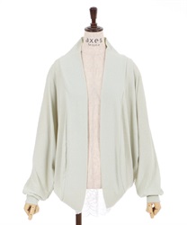 Laces on back cardigan(Mint Green-F)