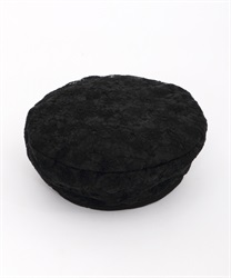Lacy embroidery beret(Black-M)