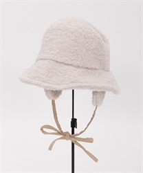 Mokomoko Hat with ears(Ecru-F)
