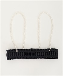 Pearl chain rubber belt(Black-M)