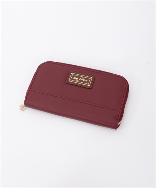 Choco motif color scheme long wallet