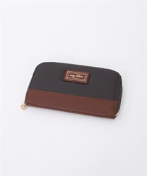 Choco motif color scheme long wallet(Brown-F)