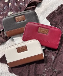 Choco motif color scheme long wallet