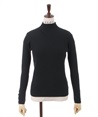 Cuff button knit Pullover(Black-F)