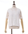 Total lace design Pullover(White-F)