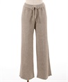 Side cable knit pants(Beige-F)