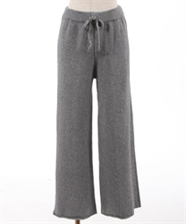 Side cable knit pants(Grey-F)