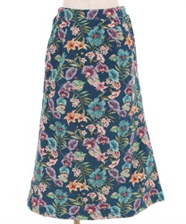 Goblin floral Skirt(Blue-F)