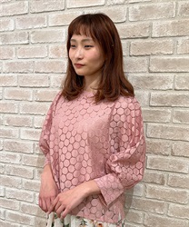 Dotted laces pullover