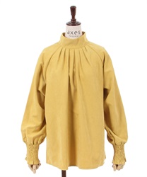 Tack stand neck Pullover(Yellow-F)