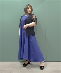 Sprinkle Jacquard North Li Dress(Blue-F)