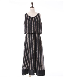 Chiffon Pants browsing Dress(Black-F)