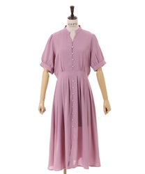 Pearl buttonac Dress(Pink-F)