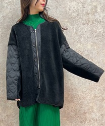 Bore x quilting jacket(Black-F)