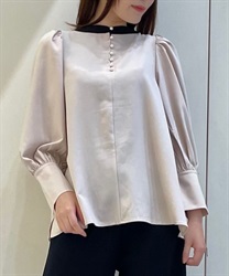 Pearl button Big Sleeve Pullover