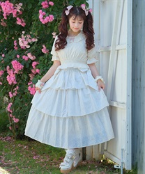 Cotton lace Skirt(White-F)