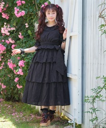 Cotton lace Skirt(Black-F)