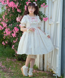 Cotton lace Dress(Ecru-F)