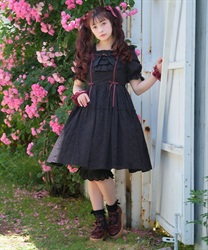 Cotton lace Dress(Black-F)