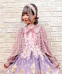 Blooming Lace Cape(Pink-F)