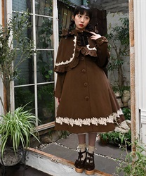 Fairy tale little girl coat(Brown-M)