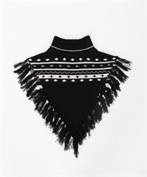 Knit neck warmer(Black-M)