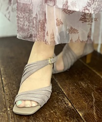 Asymmetric Sandals(Greige-S)