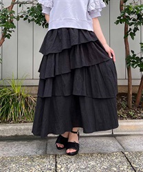 Tier de Frill Skirt(Black-F)