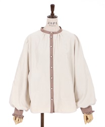 Bicolor blouse(Ecru-F)