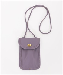 Smart phone pochette with flap(Lavender-M)