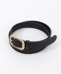 Chain buckle Belt(Black-F)