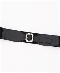Square pearl thin rubber Belt