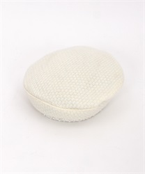 Feather knit beret(White-F)