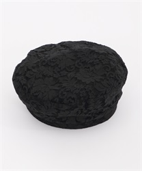 Lacy beret(Black-M)