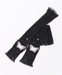 Butterfly Sea through Arm cover(Black-F)