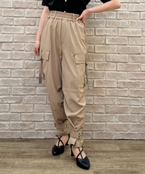 Military -style cargo pants(Beige-F)