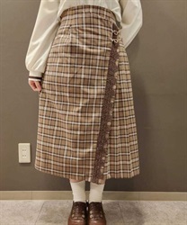 Side pleat tuna row Skirt