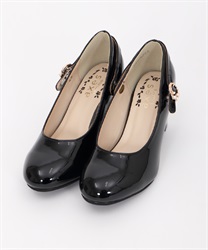 2 way pumps with buckle(Black-S)