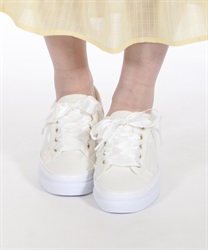 Lace -up sneakers(White-S)