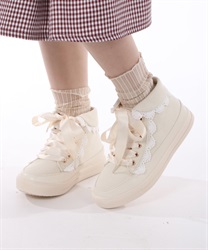 Return lace sneakers(Ecru-S)