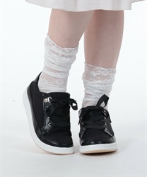 Ribbon x Scalap sneakers(Black-S)