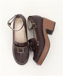 Classical buckle loafer(Brown-S)