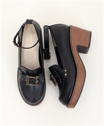 Classical buckle loafer(Black-S)
