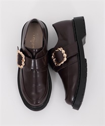Buckle design shoes(Brown-S)